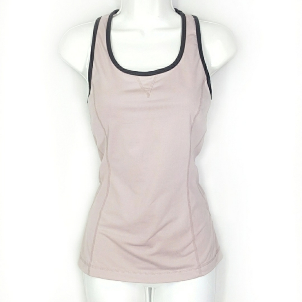 Adrienne Vittadini tank top, size Medium, sports wear, attached bra.